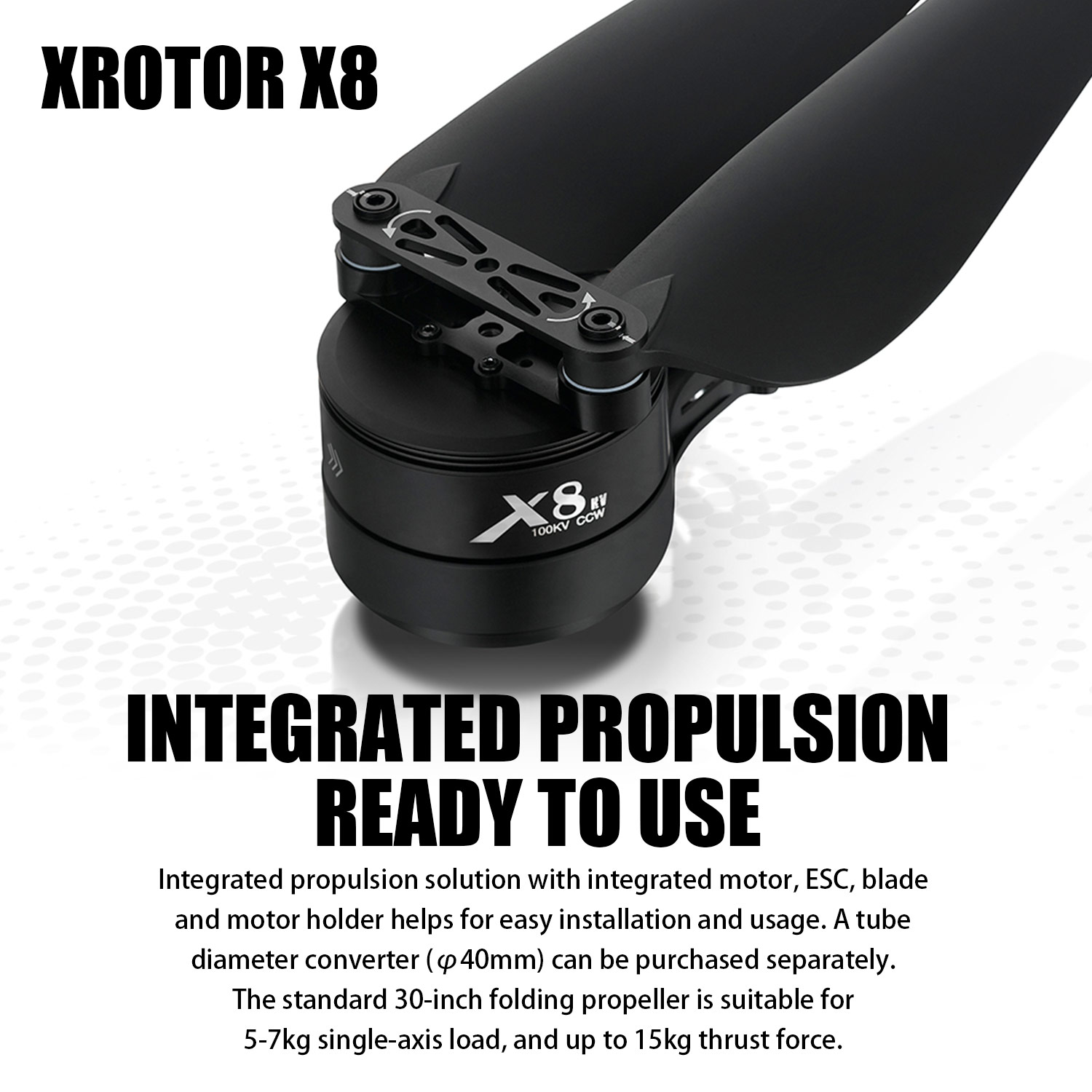 Drone Kit Heavy Lift - Kit sistema di alimentazione X8: motore