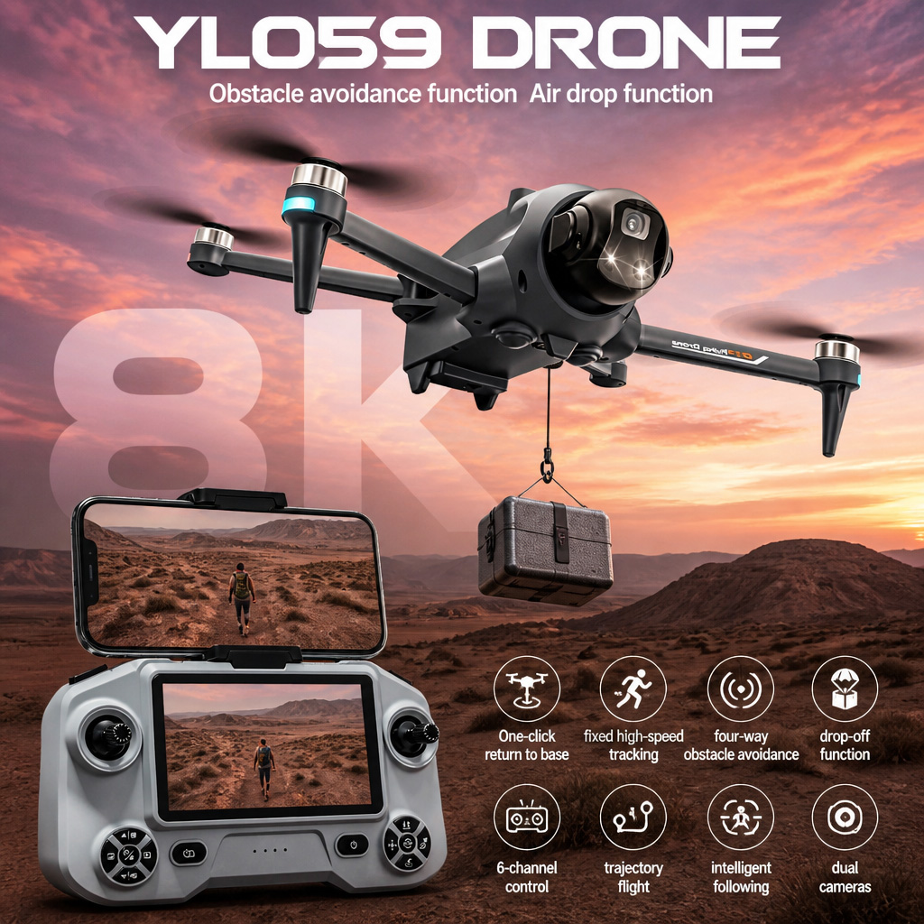 Drone Kit With Camera - Drone Potensic GPS con Ritorno Automatico,