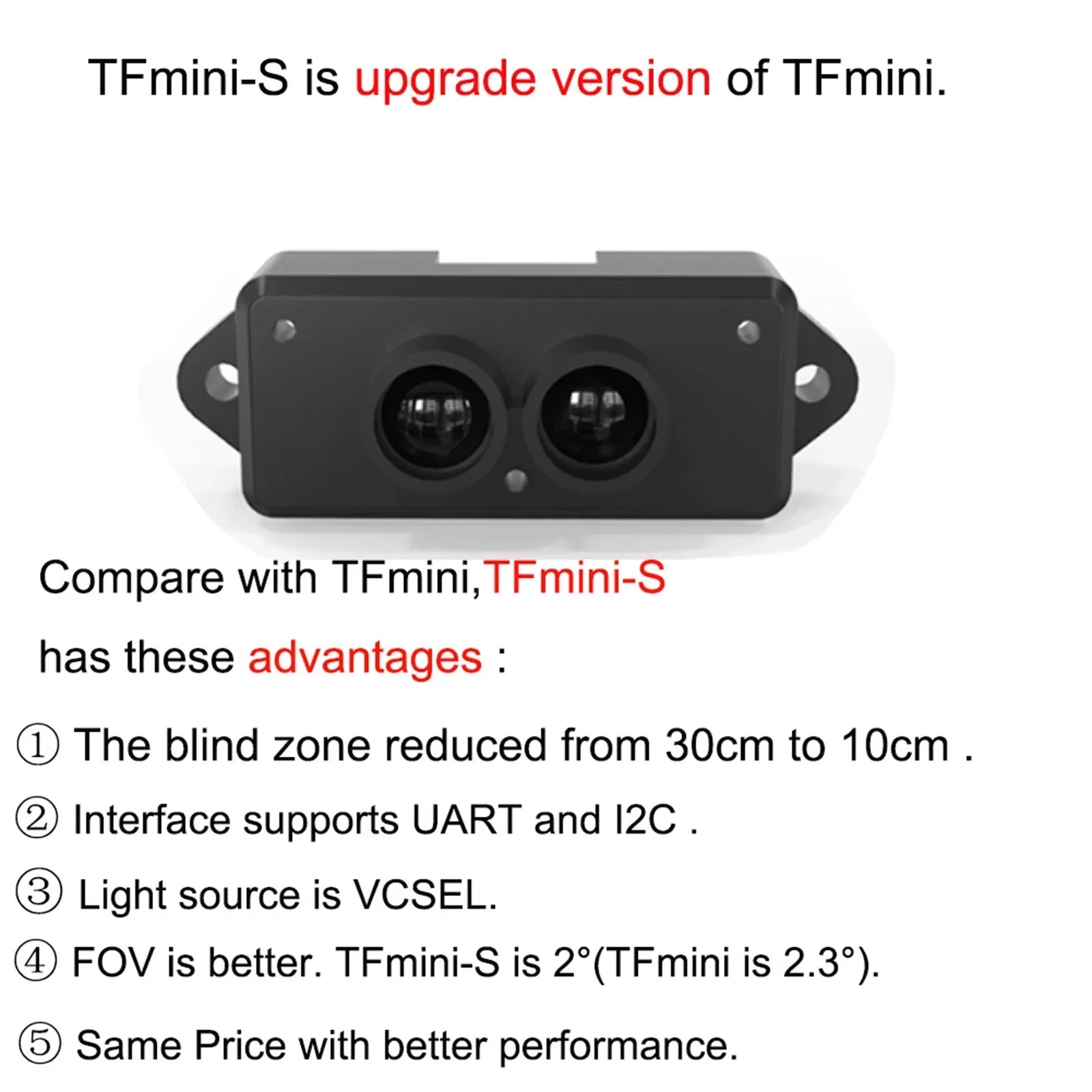 Modulo LiDAR TFmini-S Benewake - Drone Kit Hexacopter recensione e prezzo