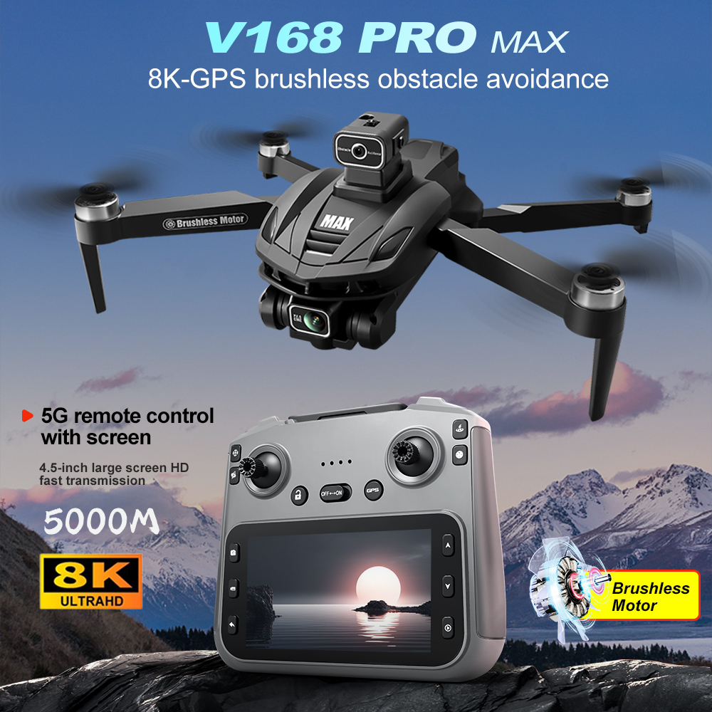 V168 PRO Max GPS Drone 8K Prof - Drone Kit Professional recensione e prezzo