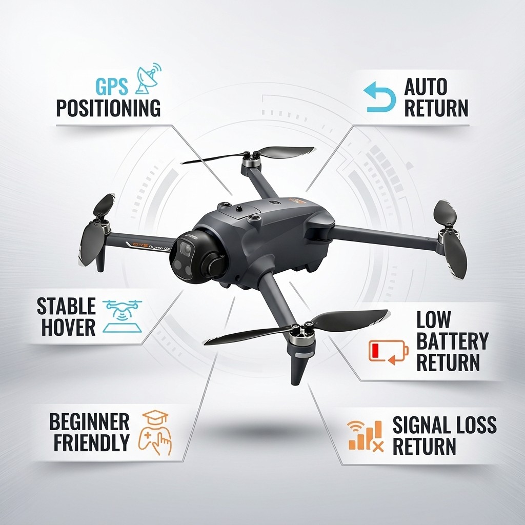 Drone Potensic GPS con Ritorno - Drone Kit With Camera recensione e prezzo