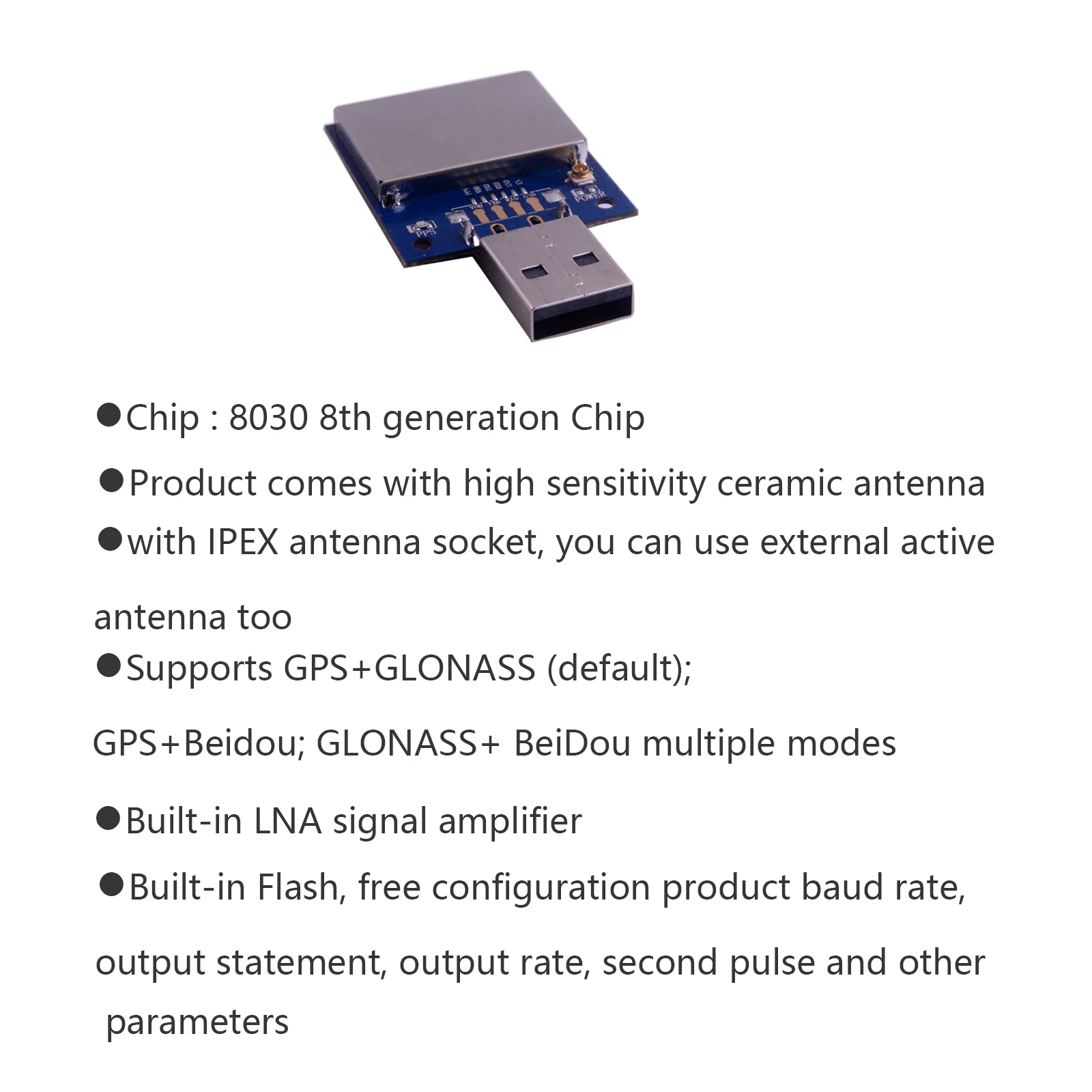 Modulo GPS USB Antenna GPS M8N - Drone Kit Hexacopter recensione e prezzo