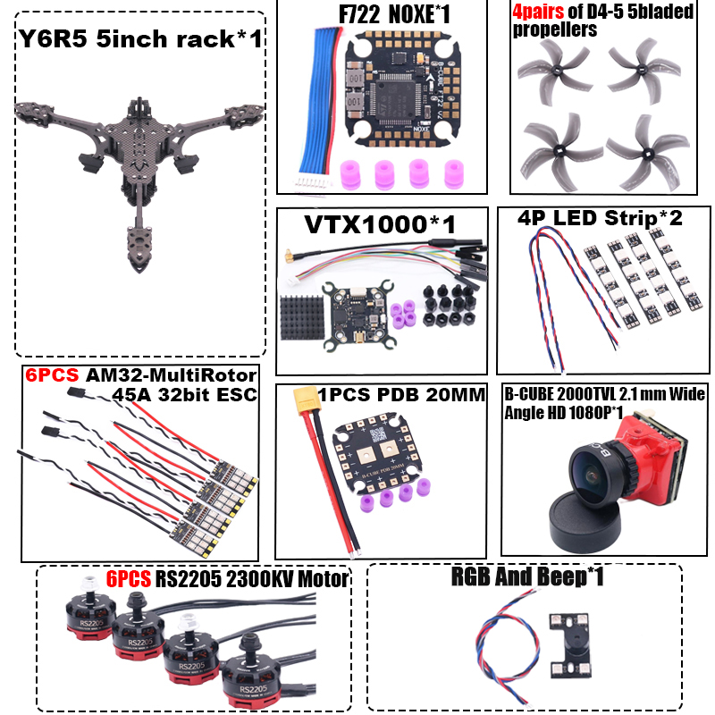 B-CUBE Y6R5 Kit Telaio Drone F - Drone Kit Octocopter recensione e prezzo