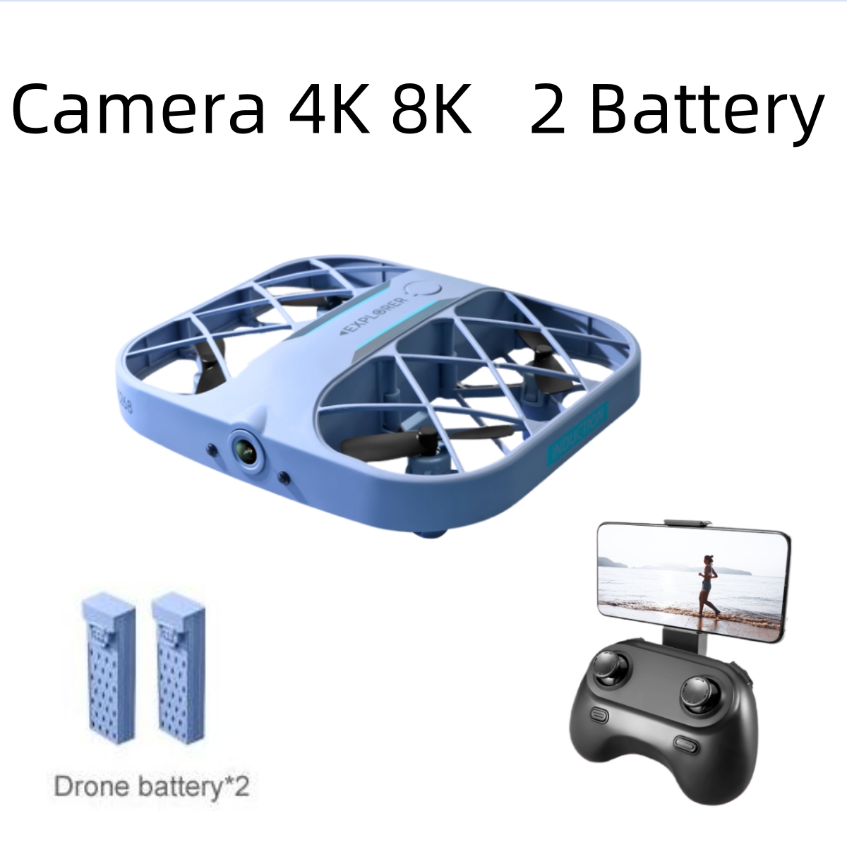 Drone RC JJRC H107 FPV con 2 B - Drone Kit With Camera recensione e prezzo